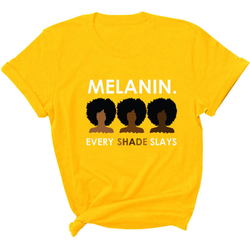 Honey Dew Melanin Ladies-t-shirt Deep Heather XL