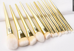 Gold Rush Makeup Brush Set