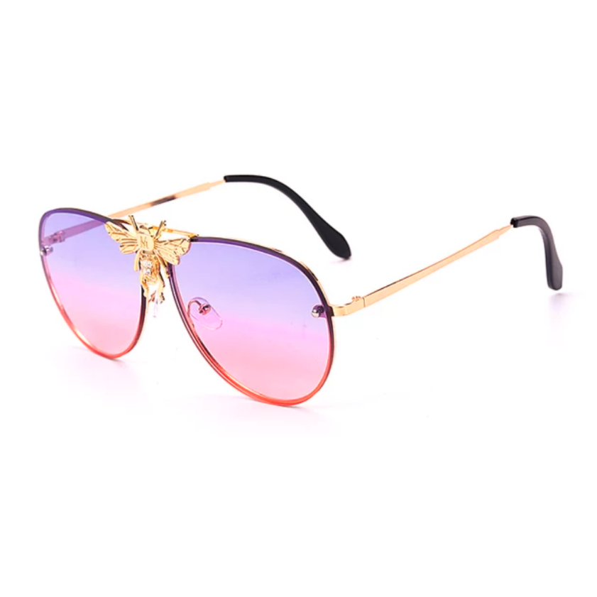 Bee_Pink_Aviator_Frame_Sunglasses