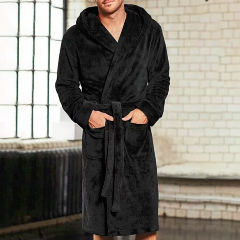 Champ_Black_Long_Sleeve_Robe