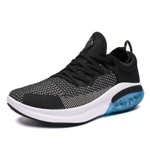 Men's Black Mesh Running Shoe