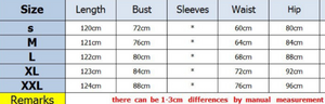 Hollywood Dress Sizing Chart