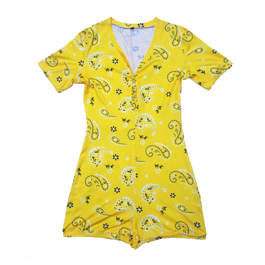 Lounge Day Women Yellow Romper