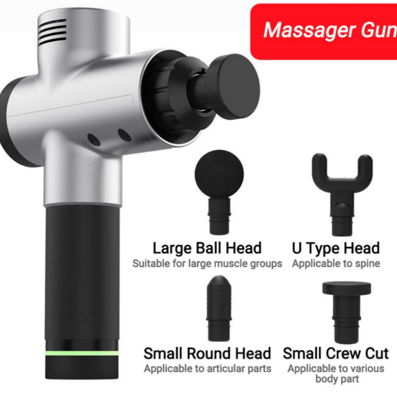 Masseuse Silver Gun Body Massager