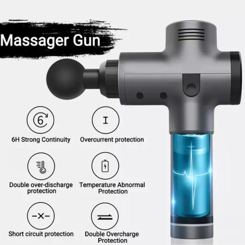 Masseuse Silver Gun Body Massager