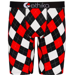 Men Checker Board Boxer Brief