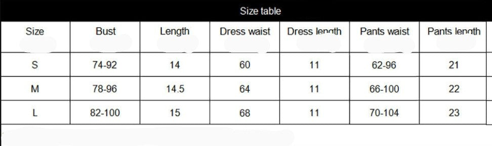 Rendezvous Sizing Chart