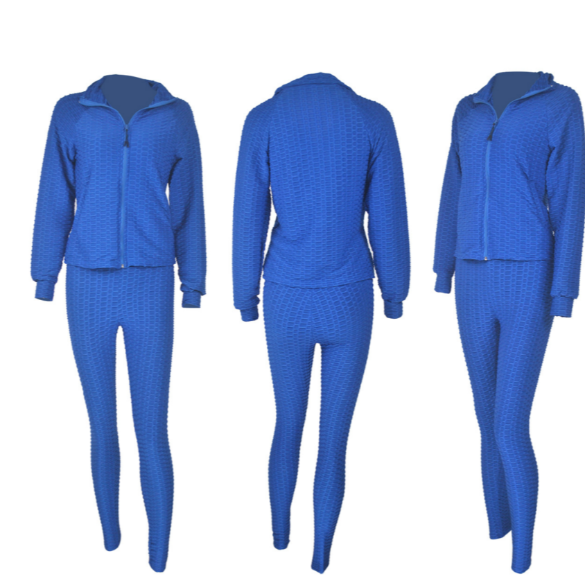 Blue 3 Piece Mask Track Suit