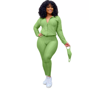 Cucumber 3 Piece Mask Track Suit