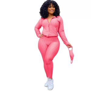 Rose 3 Piece Mask Track Suit