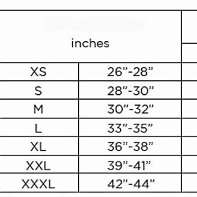 Sizing Chart