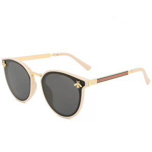 Stinger Unisex Gold Stripe Sunglasses