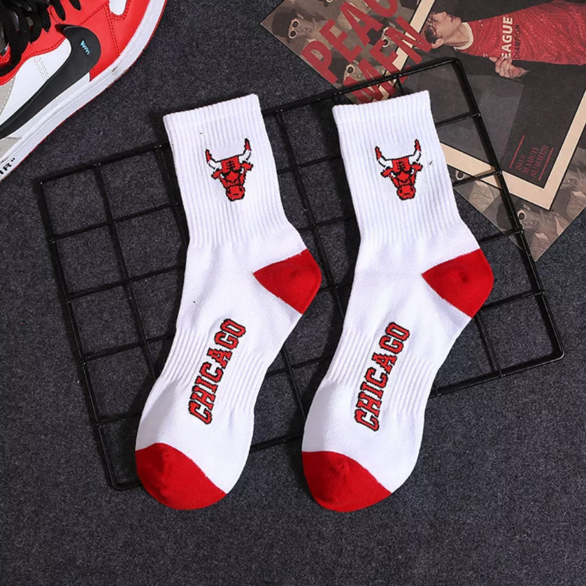 men's nba team socks bulls