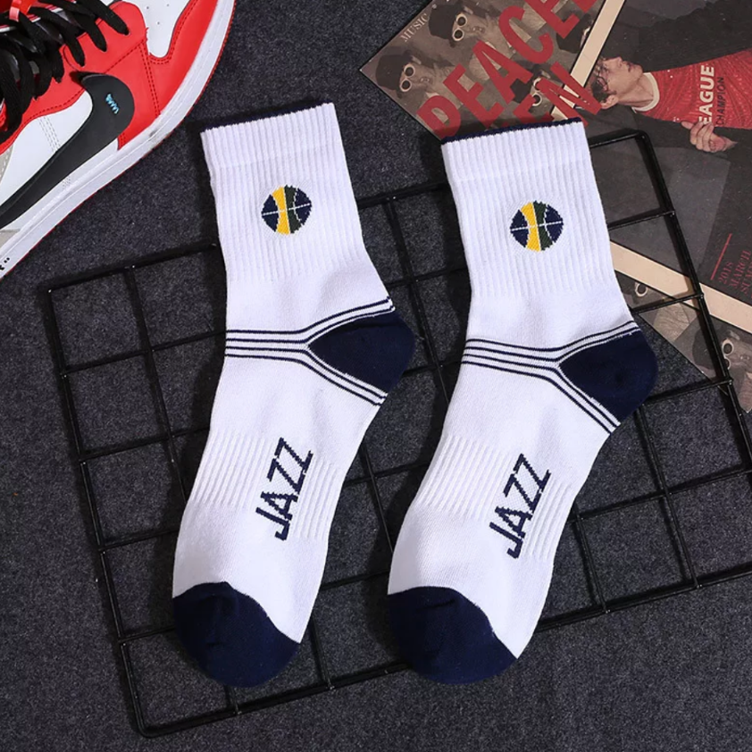 men's nba team socks jazz