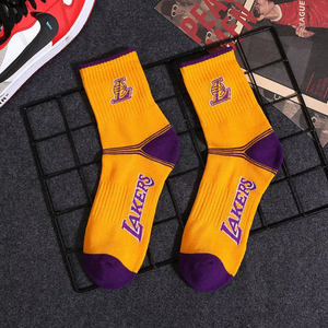 men's nba team socks lakers