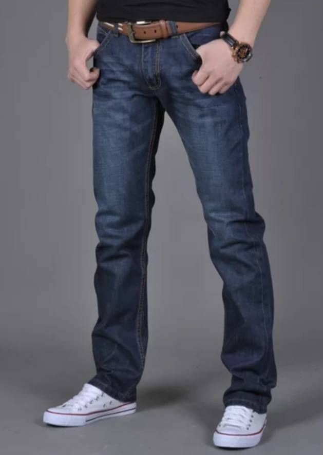 men's relax fit jeans front view