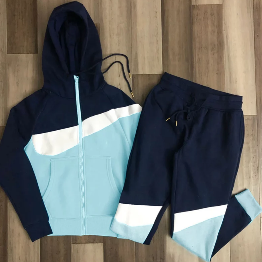 men's track suit navy