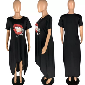 women's black oversized beach shirt on mannequin