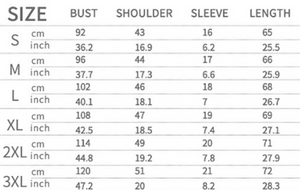 women's girls trip tee shirt size chart