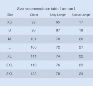 women's melanin graphic tee shirt size chart