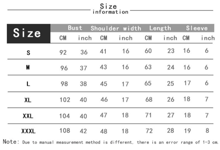 women's melanin hues tee shirt sizing chart