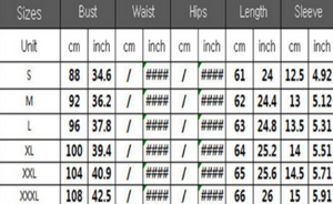 women's money stack tee shirt sizing chart