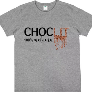 women's tee shirt choclit grey