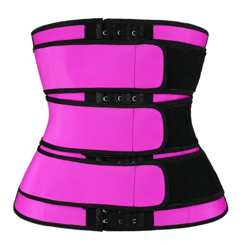 women's waist trainer pink